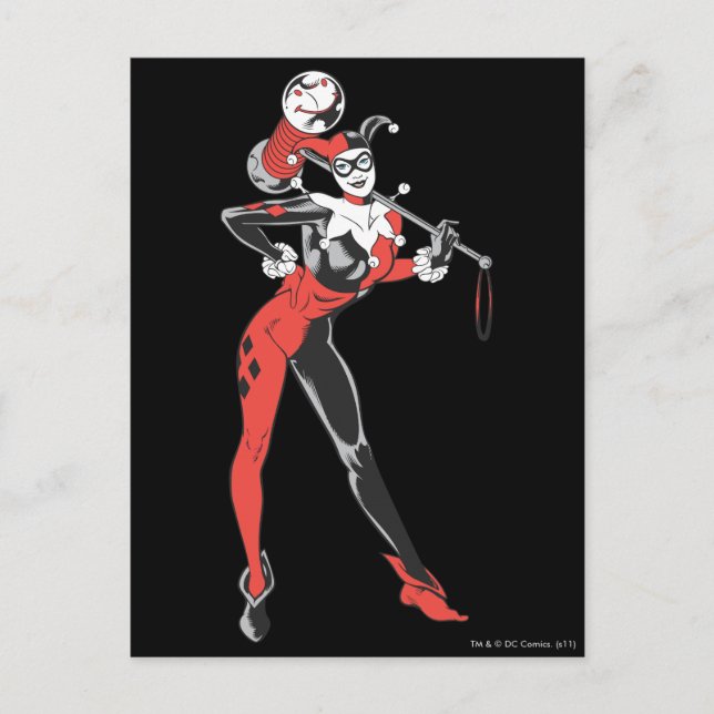 Harley Quinn 4 Vykort (Framsida)