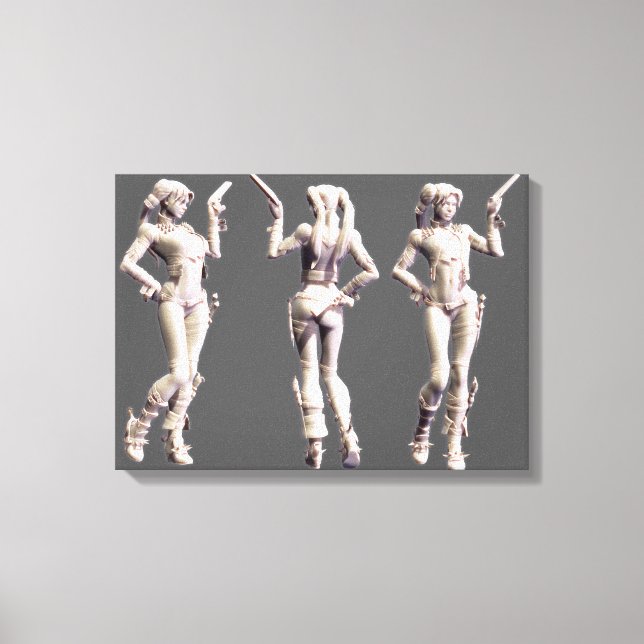 Harley Quinn Alternate 2 Canvastryck (Framsida)