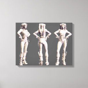 Harley Quinn Alternate Turnround Canvastryck