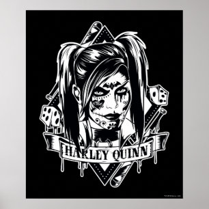 Harley Quinn Badge Poster