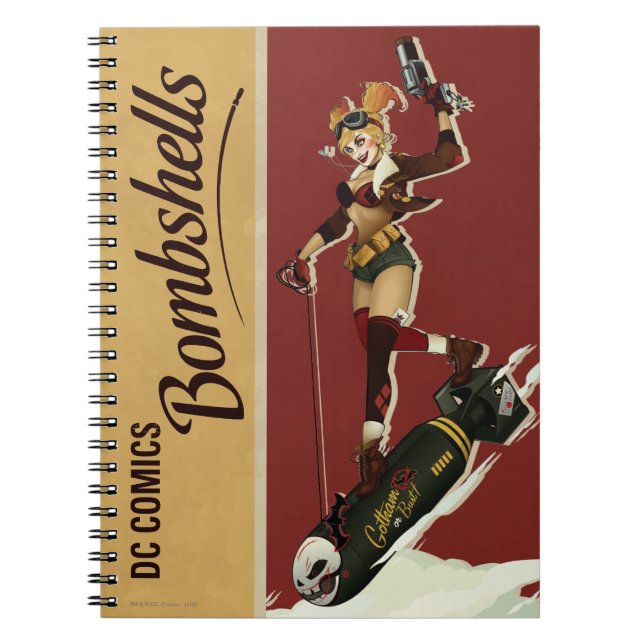 Harley Quinn Bombshells Pinup Anteckningsbok (Framsidan)
