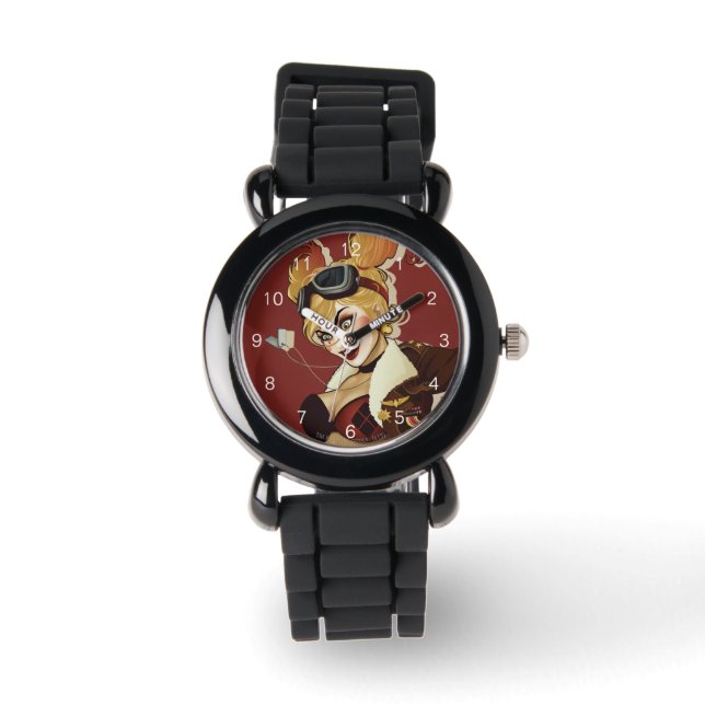Harley Quinn Bombshells Pinup Armbandsur (Framsida)