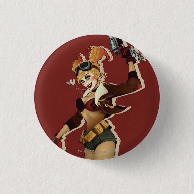 Harley Quinn Bombshells Pinup Knapp (Framsida)