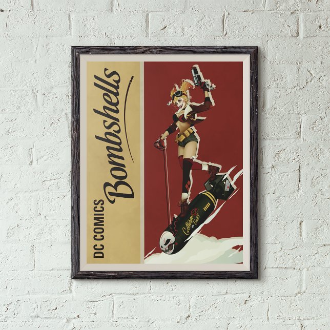 Harley Quinn Bombshells Pinup Poster (Skapare uppladdad)
