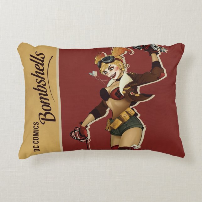 Harley Quinn Bombshells Pinup Prydnadskudde (Framsidan)