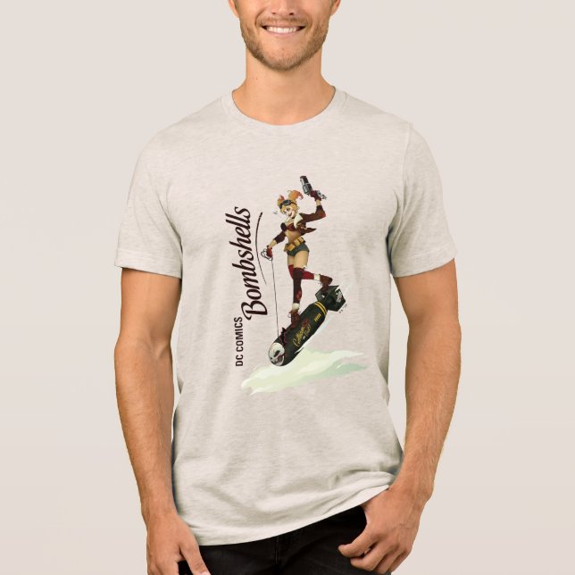 Harley Quinn Bombshells Pinup T-shirt (Framsida)