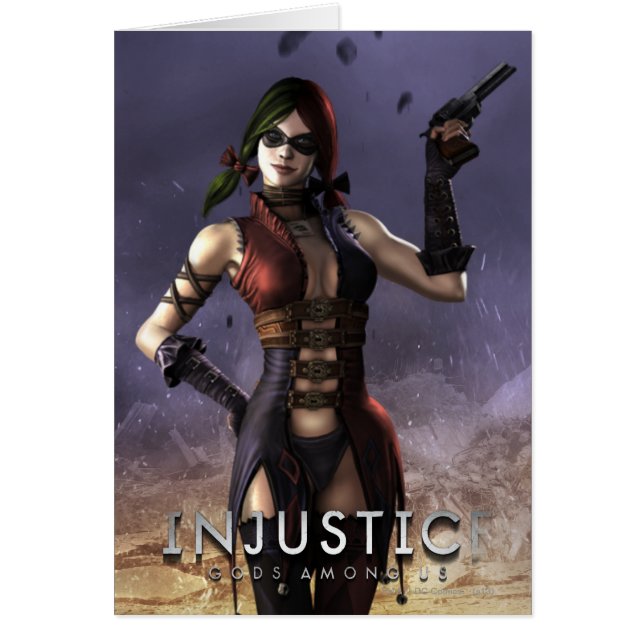 Harley Quinn Hälsningskort (Framsidan)