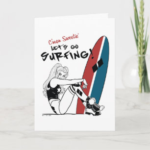 Harley Quinn - Låt oss Go Surfing Kort