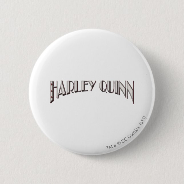Harley Quinn - Logotyp Knapp (Framsida)
