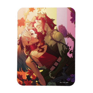 Harley Quinn & Poison Ivy Pride Tecknad Cover Magnet