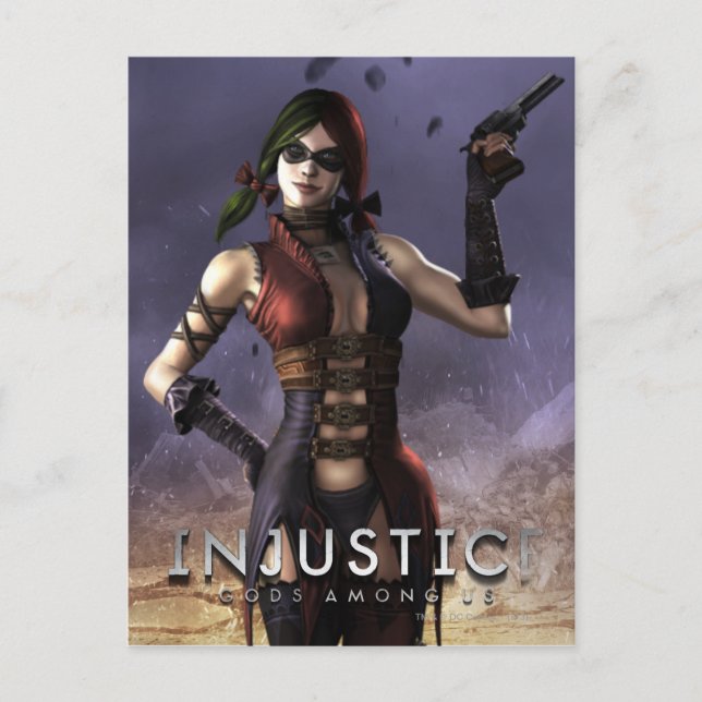 Harley Quinn Vykort (Framsida)