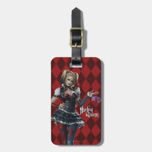 Harley Quinn with Fuzzy Dice Bagagebricka