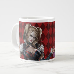 Harley Quinn with Fuzzy Dice Jumbo Mugg