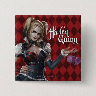 Harley Quinn with Fuzzy Dice Knapp