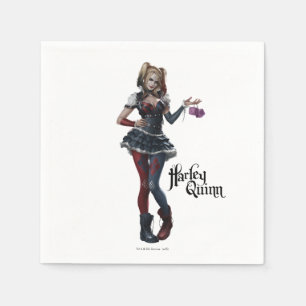 Harley Quinn with Fuzzy Dice Pappersservett