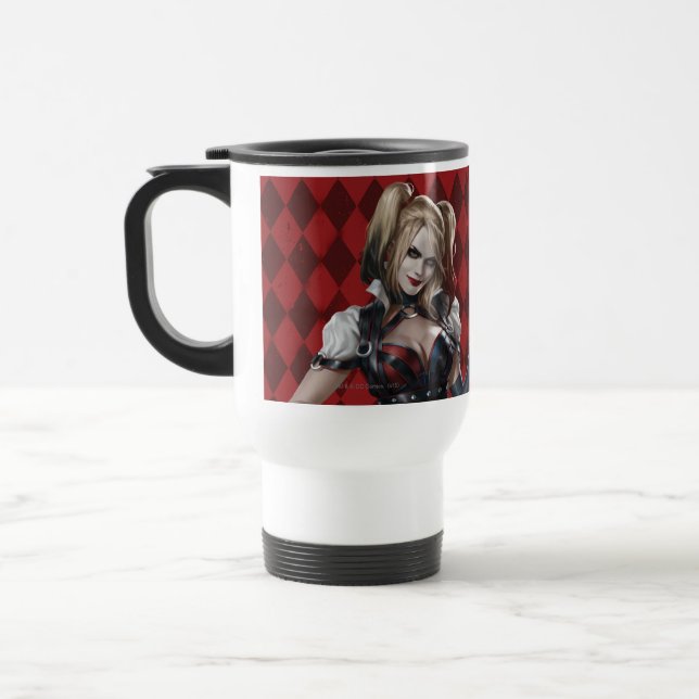 Harley Quinn with Fuzzy Dice Resemugg (Vänster)