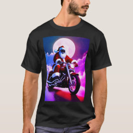 "Harley Santa Ride: Festive Biker T Shirt