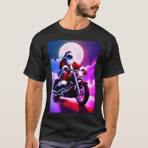 "Harley Santa Ride: Festive Biker T Shirt