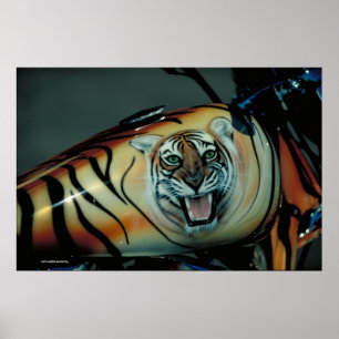 Harley tankar tanken - S.D. Poster