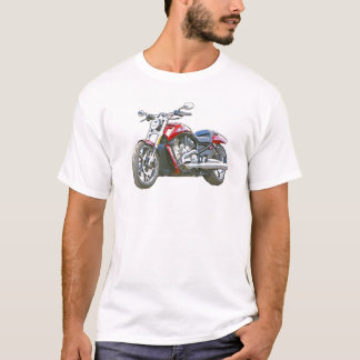 Harley VRSCF V Stång räcker målad konst borstar T-shirt