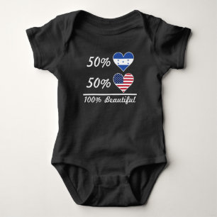 Härlig 50% honduransk 50% amerikan 100% tee shirt