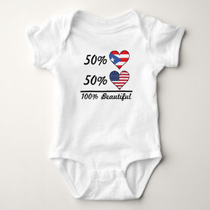 Härlig 50% Puerto Rican 50% amerikan 100% Tröja