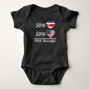 Härlig amerikan 100% för 50% costarikan 50% tee