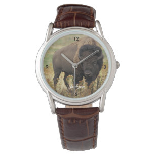 Härlig amerikanbuffel armbandsur