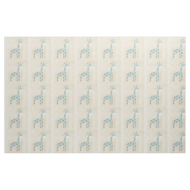 Härlig baby blue giraff tyg (Yard)