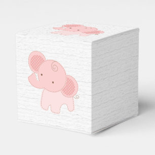 Härlig babyrosaelefant presentaskar