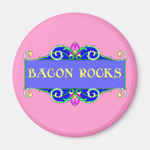 Härlig bacon! Baconstenar! Magnet