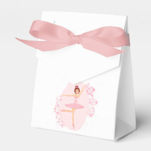 Härlig ballerinafavör boxas presentaskar