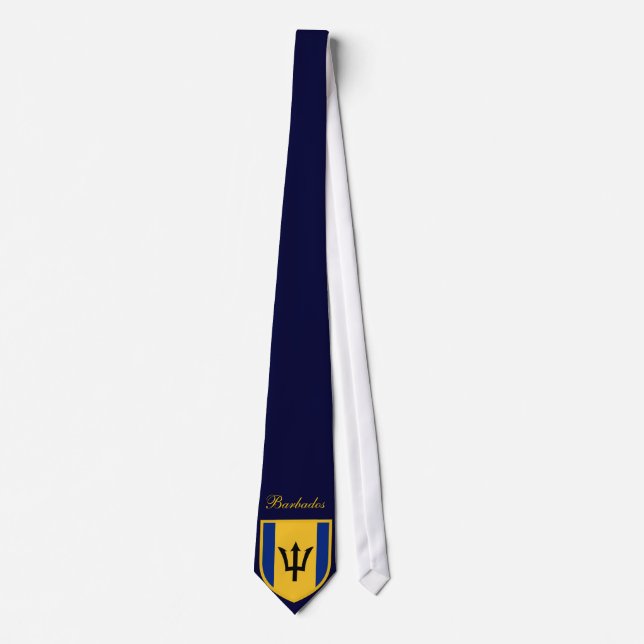 Härlig Barbados flagga Slips (Framsida)