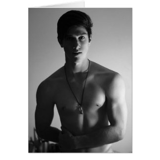 Härlig barnman hälsningskort