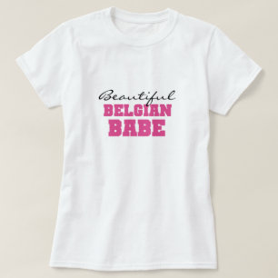 Härlig belgisk Babe T-shirt