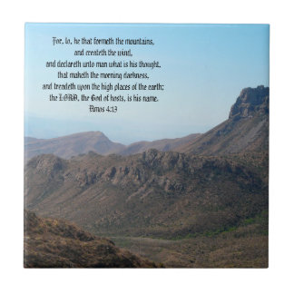 Härlig Berg-Scripture Kakelplatta