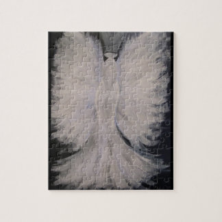 Härlig bevingad skyddsängelmålningkonst pussel