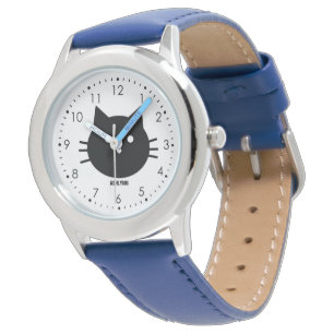 Härlig blåttkattungeunge armbandsur