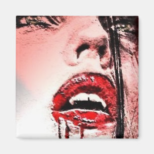 Härlig blodig vampyrmagnet magnet