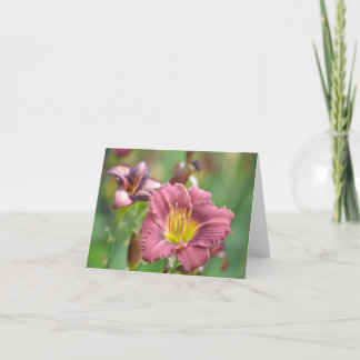 Härlig blomma Notecard Kort