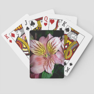 Härlig blommigt som leker kort casinokort