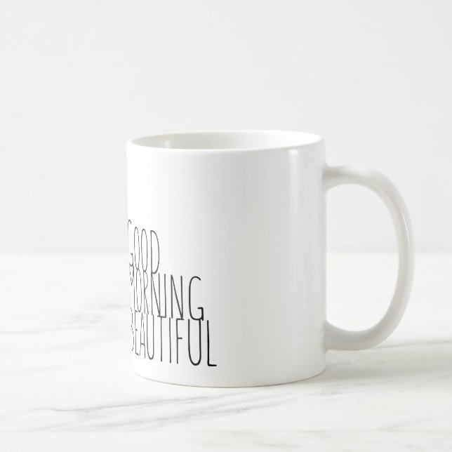 Härlig bra morgon! kaffemugg (Höger)