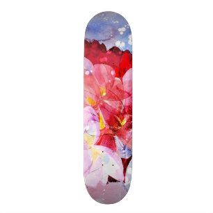 Härlig bukett av blommor skateboard bräda 20 cm