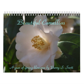 Härlig Camelliaskalender Kalender