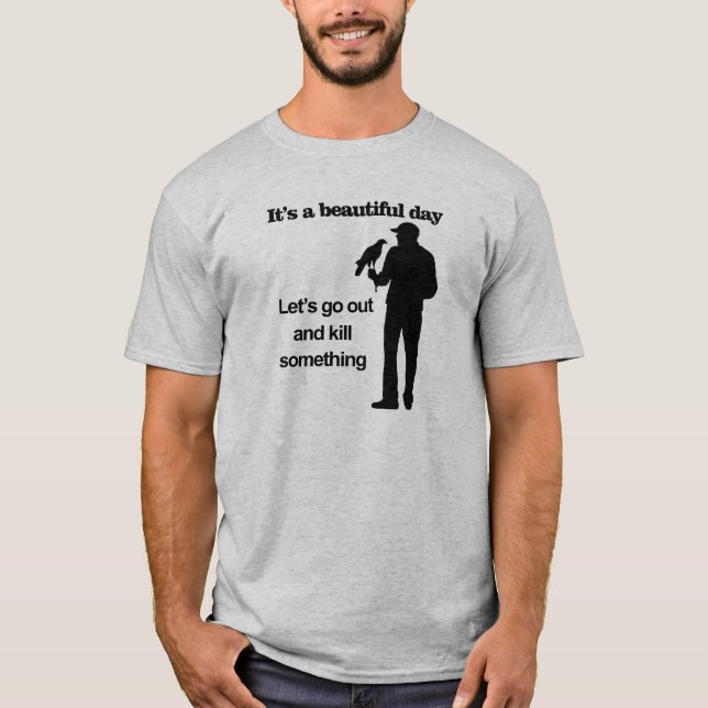 Härlig dag för Falconry Tee (Framsida)