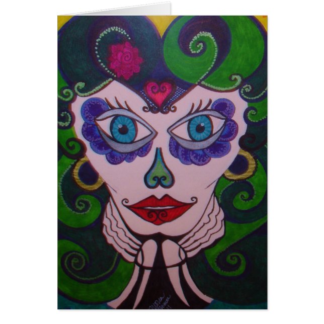 "Härlig död ", Hälsningskort (Framsidan)