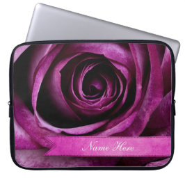 Härlig elegant dramatisk lilaro med bandet laptop sleeve