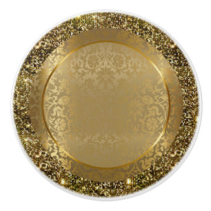 Härlig elegant guld- design knopp