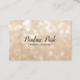 Härlig elegant visitkort med bokeh