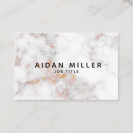 Härlig elegant visitkort med guld- marmor